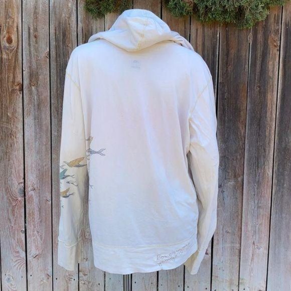 Evolution Lonesome George Galapagos Zippered Hoodie w Fish - Picture 6 of 8